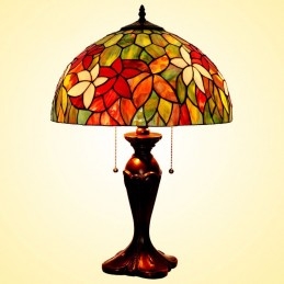 Lámpara de mesa rústica...