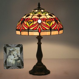 Lámpara de mesa Tiffany de...