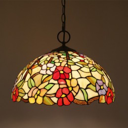 Lámpara colgante Tiffany de...