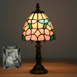 Lámpara de mesa Tiffany de...