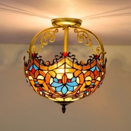 Plafón de estilo Tiffany...