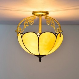 Plafón de estilo Tiffany...