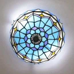 Plafón de estilo Tiffany...