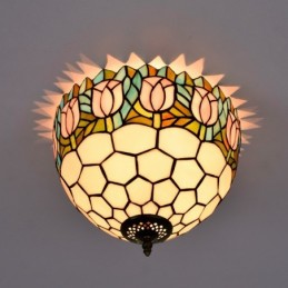 Plafón de estilo Tiffany...