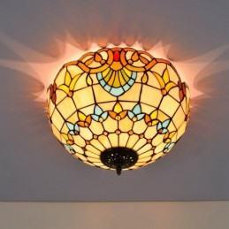 Plafón de estilo Tiffany...
