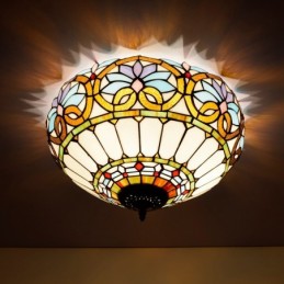 Plafón de estilo Tiffany...