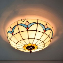 Plafón de estilo Tiffany...