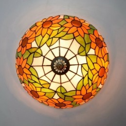 Plafón de estilo Tiffany...