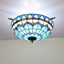 Plafón de estilo Tiffany...