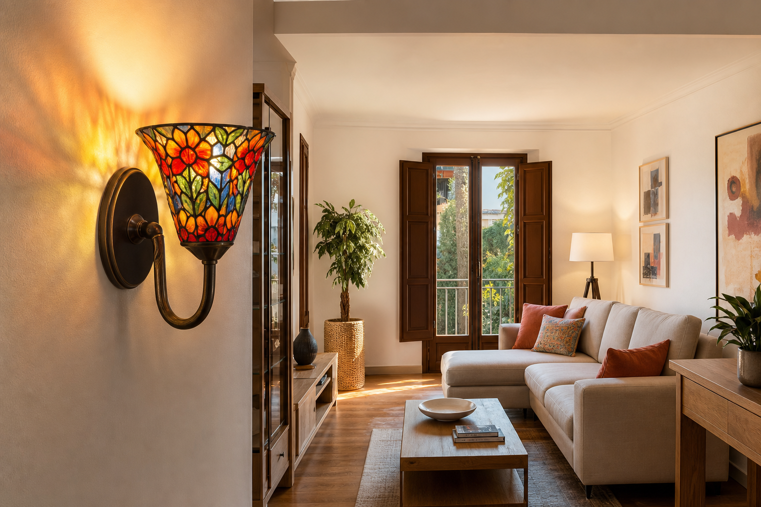 Cómo elegir apliques Tiffany para iluminar y decorar tu hogar en España